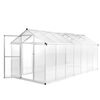 vidaXL Seră, 15,6 m&sup3;, 421x190x195 cm, aluminiu