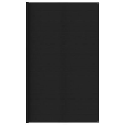 vidaXL Covor de cort, negru, 400x400 cm, HDPE