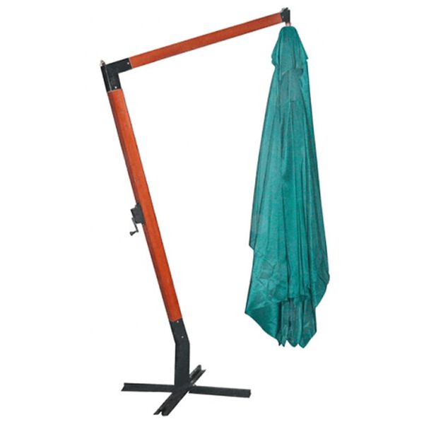 vidaXL Umbrelă de soare suspendată 300 x 400 cm, Verde