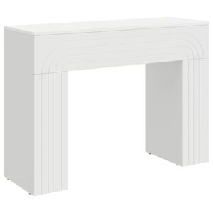 vidaXL Masă de cafea Alb 102 x 35 x 75 cm Lemn prelucrat