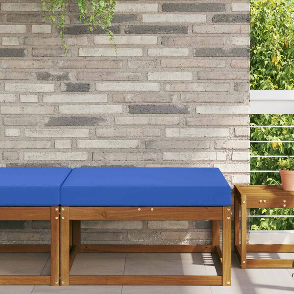 vidaXL Perna pentru canapea de exterior Turcoaz 80 x 80 x 8 cm