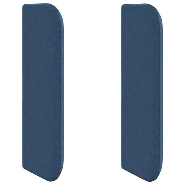 vidaXL Ureche pentru Tăblie albastru 40,5 x 40,5 x 4 cm țesătură