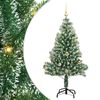 vidaXL Pom de Crăciun artificial cu zăpadă imitată și lumină LED