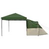 vidaXL Set Cort pentru Camping 2 pcs Verde Tafetă și Material