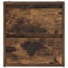 vidaXL Noptiere montate pe perete 2 buc Stejar afumat 38x34x40 cm
