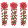 vidaXL Ghirlande de flori, 3 buc., roze, 85 cm