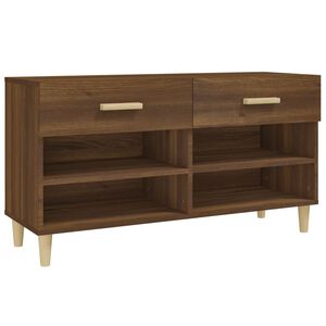 vidaXL Pantofar, stejar maro, 102x35x55 cm, lemn compozit