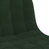 vidaXL Scaune de bar, 2 buc., verde închis, catifea