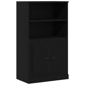 vidaXL Highboard Stejar Negru 60 x 35.5 x 103.5 cm Lemn prelucrat