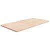 vidaXL Blat de baie, 80x40x1,5 cm, lemn masiv netratat