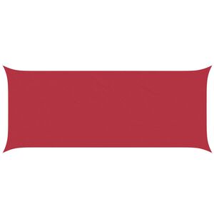 vidaXL P&acirc;nză de umbră Roșu 6 x 2,5 m 100% poliester Oxford