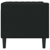 vidaXL Canapea Negru 74,5 x 71 x 70,5 cm PVC