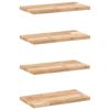 vidaXL Rafturi suspendate 4 buc. 60x20x2 cm lemn masiv acacia netratat