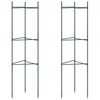 vidaXL Suport pentru roșii, 2 buc., 116 cm, oțel și PP