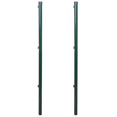 vidaXL Stâlpi pentru gard, 2 buc., 115 cm