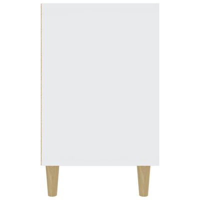 vidaXL Servantă, alb, 100x36x60 cm, lemn compozit
