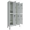 vidaXL Dulap de locker Gri 45 x 90 x 180 cm