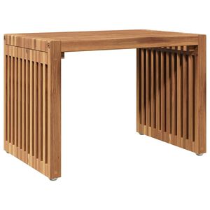 vidaXL Masă laterală pentru grădină Maro 50 x 32,5 x 35 cm