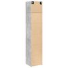 vidaXL Dulap depozitare slim gri beton 45x42,5x225 cm lemn prelucrat