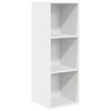 vidaXL Dulap TV montat pe perete, alb, 37x37x107 cm, PAL