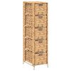 vidaXL Unitate de depozitare cu 5 coșuri 25,5x37x100 cm zambilă de apă