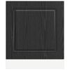 vidaXL Dulap de bucătărie Kalmar Stejar Negru 60 x 1,5 x 67 cm