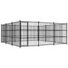 vidaXL Padoc de exterior pentru c&acirc;ini, 450x450x185 cm