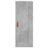 vidaXL Dulap de perete, gri beton, 34,5x34x90 cm, lemn prelucrat