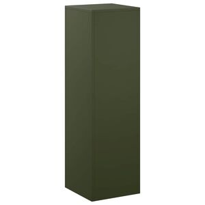 vidaXL Suport pentru plante Verde măsliniu 30 x 30 x 100 cm