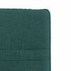 vidaXL Scaune de bucătărie, 2 buc., verde închis, material textil