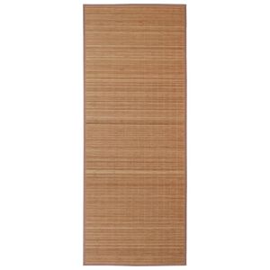 Covor dreptunghiular din bambus natural, 150 x 200 cm