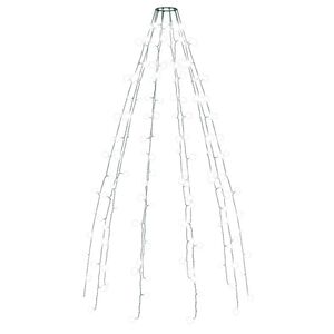 vidaXL Instalație brad de Crăciun cu 150 LED-uri alb rece 150 cm