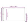 vidaXL Copertină laterală retractabilă de terasă, crem, 140 x 300 cm