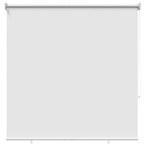 vidaXL Rulou exterior protecție UV Alb 100 x 230 cm (L x H) Poliester