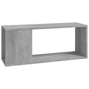 vidaXL Comodă TV, gri beton, 80x24x32 cm, PAL