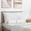vidaXL Perne Bolster 2 pcs Alb &Oslash; 15 x 40 cm țesătură