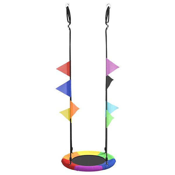 vidaXL Leagăn cu cuib albastru 60 x 60 x 180 cm Poliester