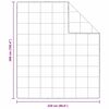 vidaXL Duvet de iarnă Alb 260 x 220 cm Pene