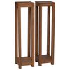 vidaXL Suport pentru plante 2 buc. natural 25 x 25 x 100 cm