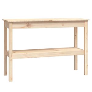 vidaXL Masă consolă, 110x40x75 cm, lemn masiv de pin