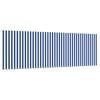 vidaXL Cortina Retractabilă Albastru și Alb 400 x 200 cm