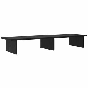 vidaXL Suport pentru monitor Stejar Negru 100 x 27 x 15 cm