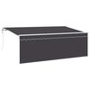 vidaXL Copertină retractabilă Antracit 400 x 200 cm