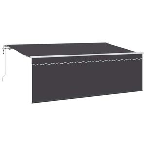 vidaXL Copertină retractabilă Antracit 400 x 200 cm