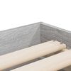 vidaXL Cadru de pat cu sertare gri sonoma 75x190 cm lemn prelucrat