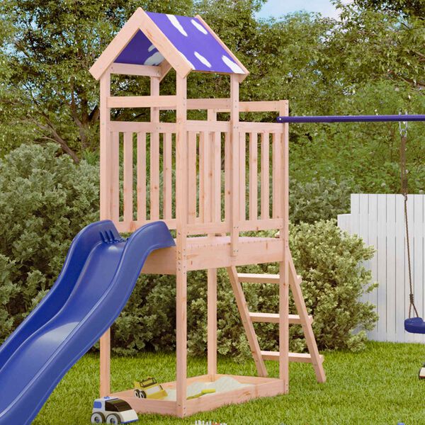 vidaXL Turn de joacă Maro 52,5 x 110,5 x 215 cm Lemn Douglas solid