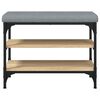 vidaXL Bancă pentru pantofi stejar sonoma 62x32x47 cm lemn prelucrat