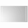 vidaXL Oglindă de baie cu LED Transparent 60 x 30 cm sticlă securizată