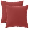 vidaXL Husă pentru pernă 2 pcs HEERLEN Roșu Vin 30 x 30 cm Poliester