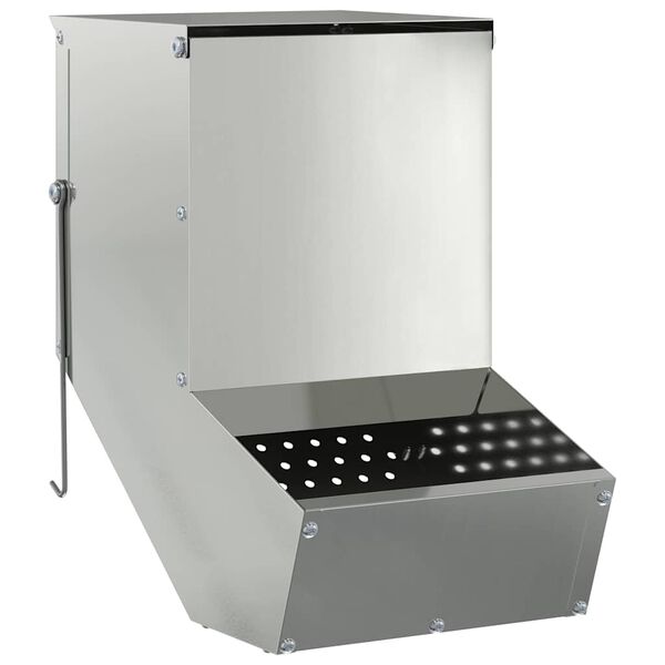 vidaXL Urmărire pentru iepuri Argintiu 17,5 x 26 x 28,5 cm